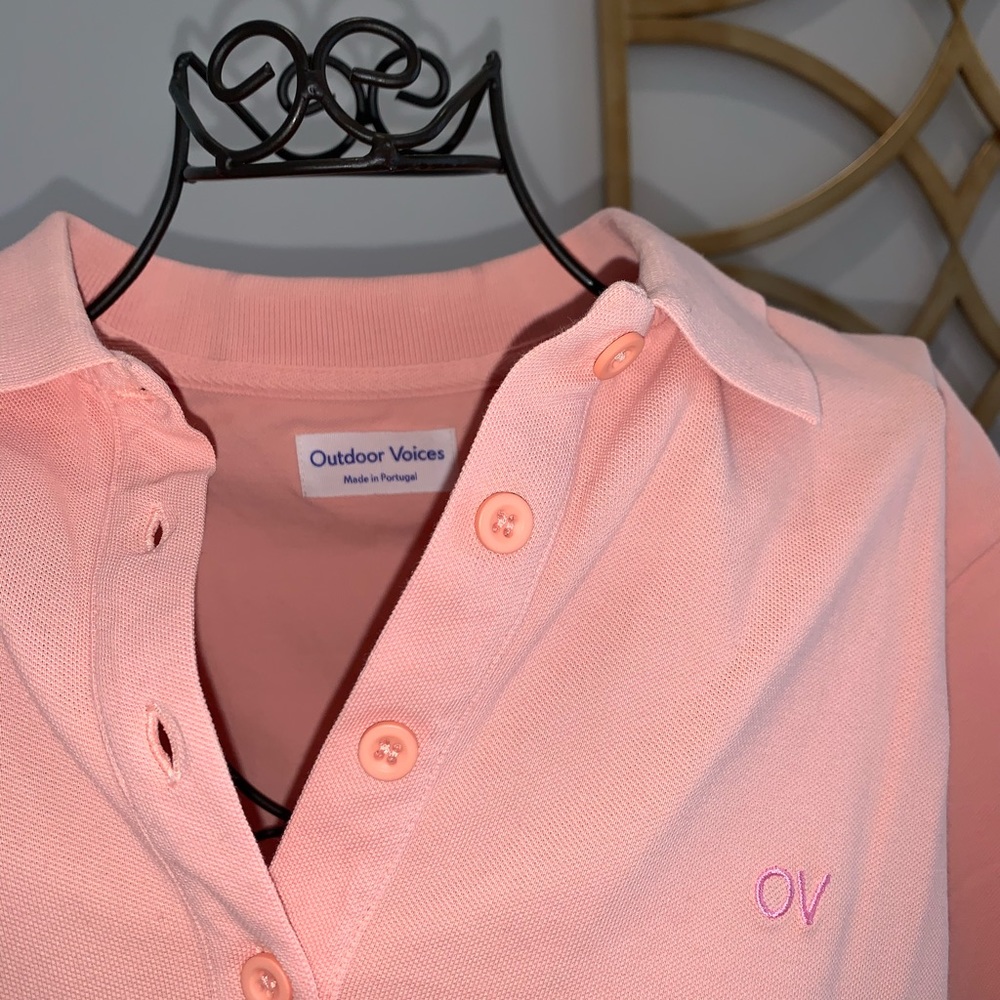 Outdoor voices Collar crop top